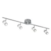 Bubbles LED-loftspot, IP44, 4 lyskilder