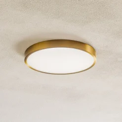 Bully LED-loftslampe med patina-look, Ø 24 cm