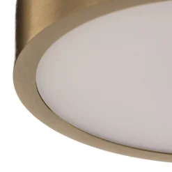 Bully LED-loftslampe med patina-look, Ø 14 cm