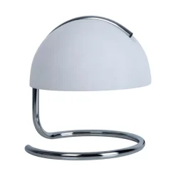 Burano bordlampe, hvid, højde 25 cm, glas/metal, E27