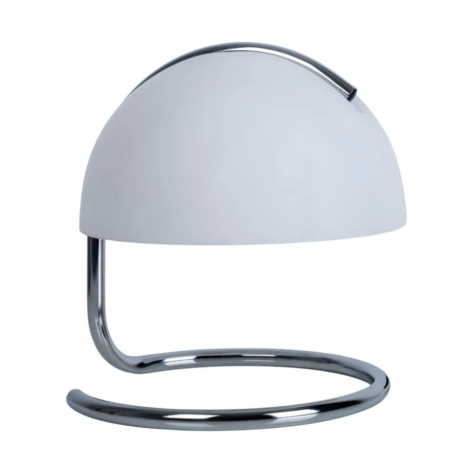 Burano bordlampe, hvid, højde 25 cm, glas/metal, E27