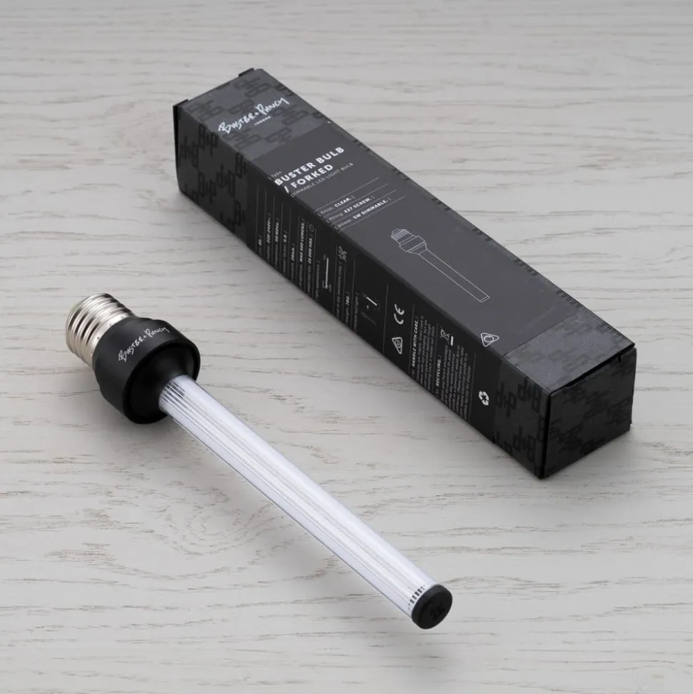 Buster + Punch LED-pære E27 Tube 5W 2.700K dæmpbar