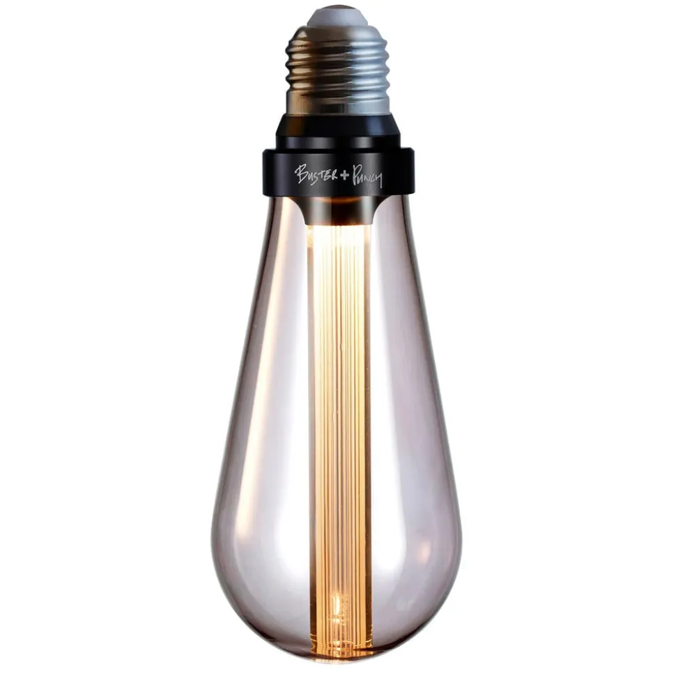 Buster + Punch LED-pære E27 2W dæmpbar røget