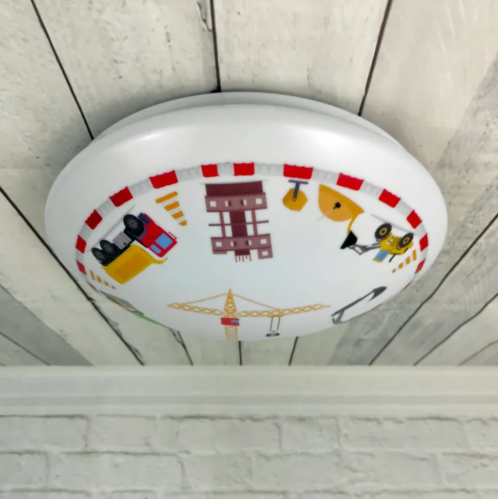 Byggeplads loftlampe