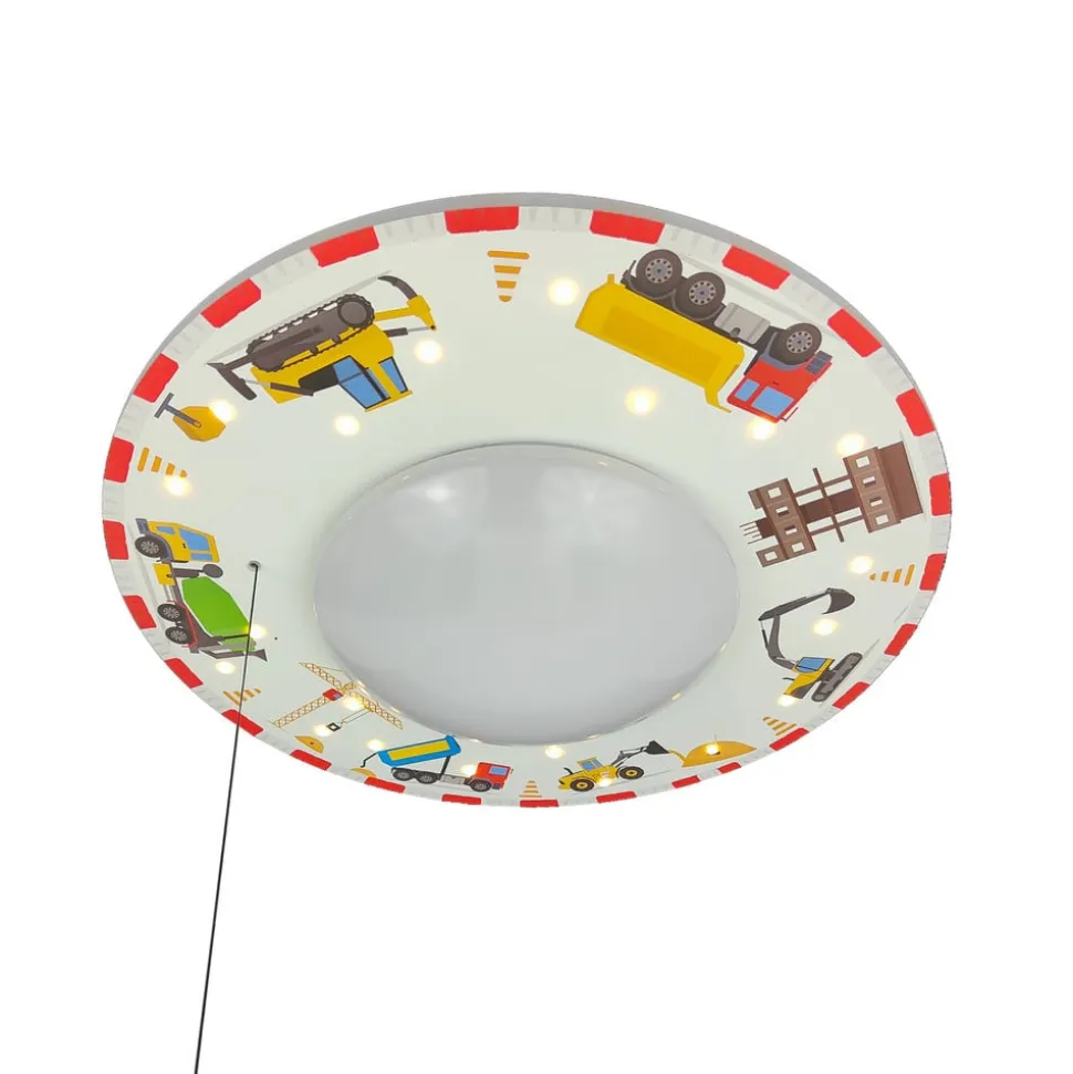 Byggeplads loftlampe med LED-stjernehimmel