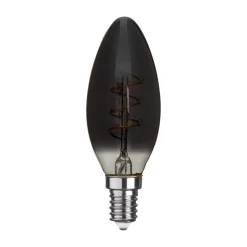 C35 E14 LED-kertepære 3 W 1.800 K 50 lumen, røg