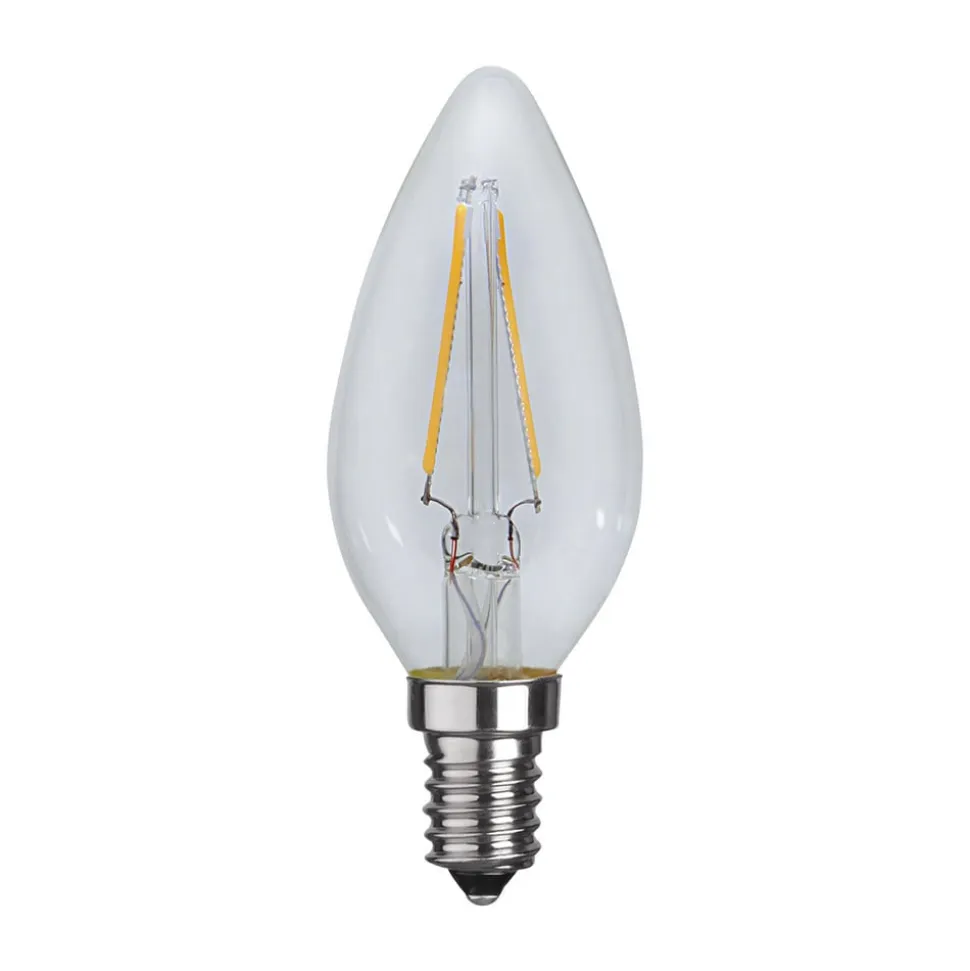 C35 LED-kertepære filament E14 1,5 W 2.700 K