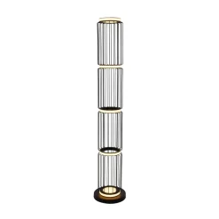 Cage LED-gulvlampe i burdesign