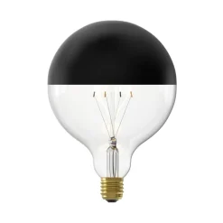 Calex G125 Top topforspejlet E27 4 W sort Ø12,5cm