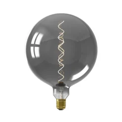 Calex Kalmar LED-pære E27 5W G200 1800 K dim titan