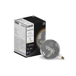 Calex Kalmar LED-pære E27 5W G200 1800 K dim titan