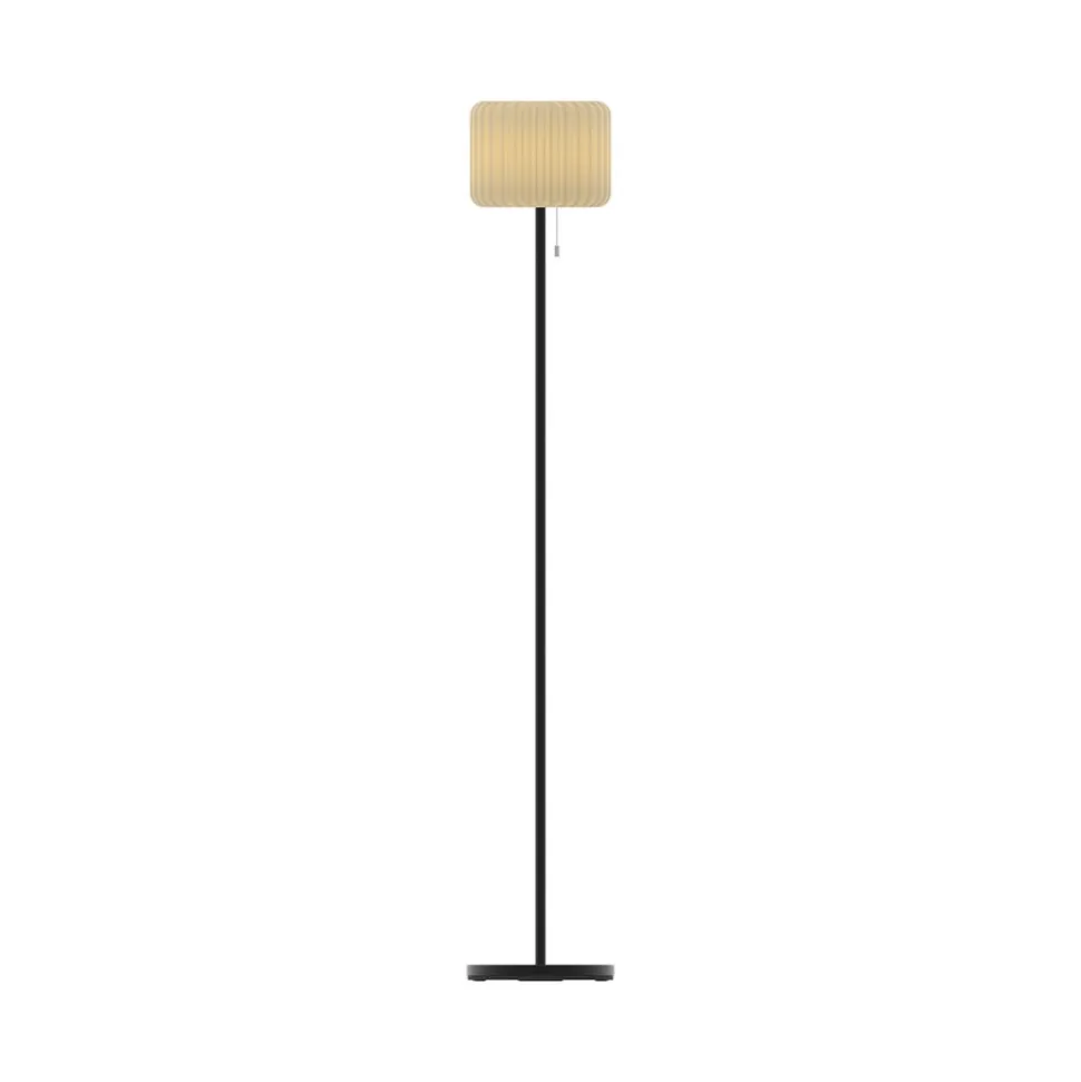 Calex LED-solcellegulvlampe, IP44, trækafbryder
