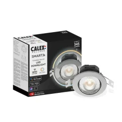 Calex Smart downlight Forsænket loftlampe, stål