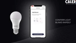 Calex Smart E14 P45 4,5W 1800-3000K dæmper guld 2stk
