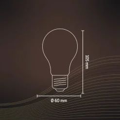 Calex Smart LED-filamentpære E27 A60 7W Filament CCT