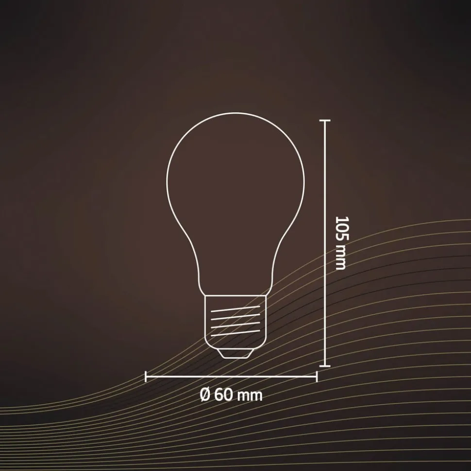 Calex Smart LED-filamentpære E27 A60 7W Filament CCT