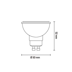 Calex Smart LED-reflektorpære GU10 4,9W CCT RGB