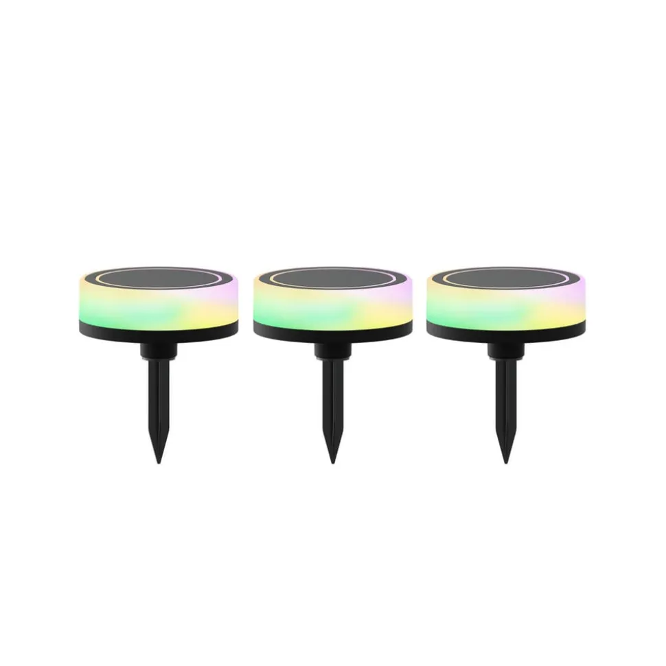Calex Smart Outdoor Ground Spot, CCT RGB 3 lyskilder.