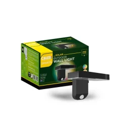 Calex Smart Outdoor solcellelampe til vægmontering, sensor, RGBW