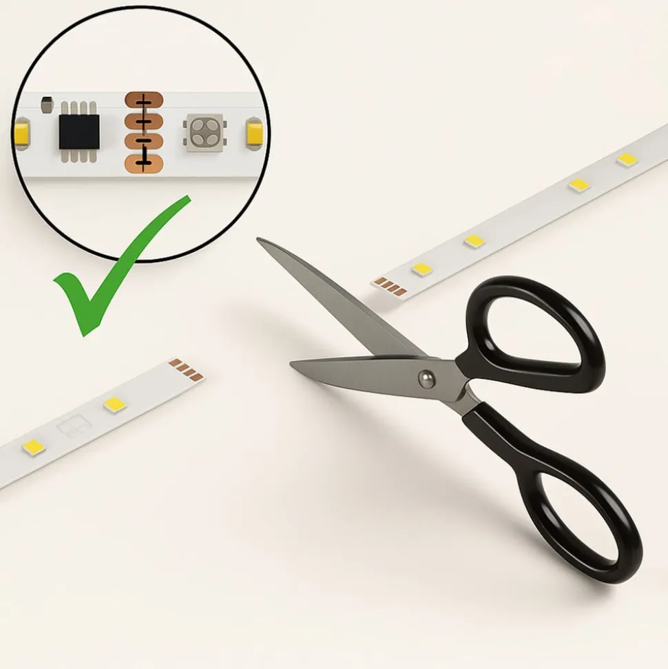 Calex Vista LED-strip, længde 30 m, RGB, CCT fjernbetjening