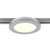 Camillus LED-skinnelampe til DUOline, titanium, Ø 17 cm