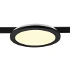 Camillus LED-skinnelampe til DUOline, sort, Ø 26 cm