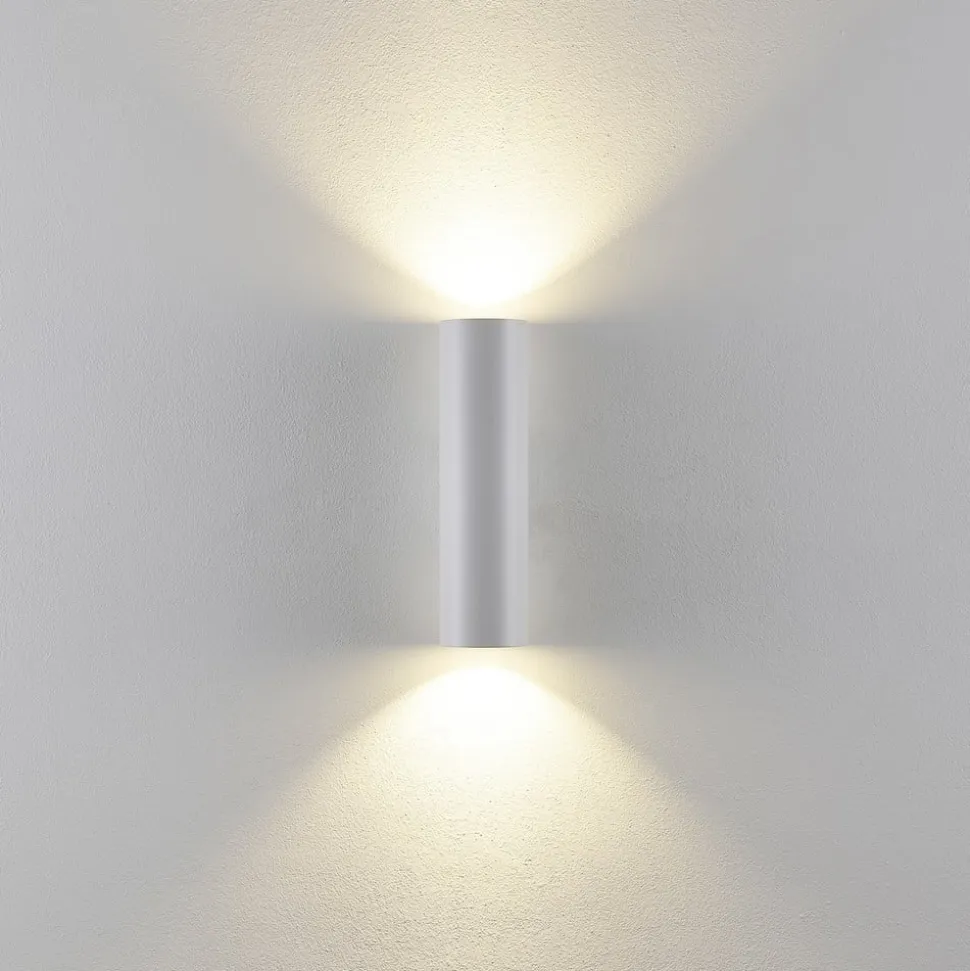 CAN væglampe, hvid, 2 lyskilder, højde 22 cm, metal, GU10
