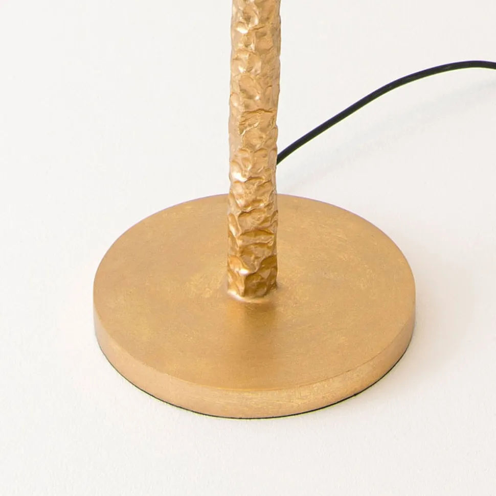 Cancelliere Rotonda chintz-gulvlampe sort/guld