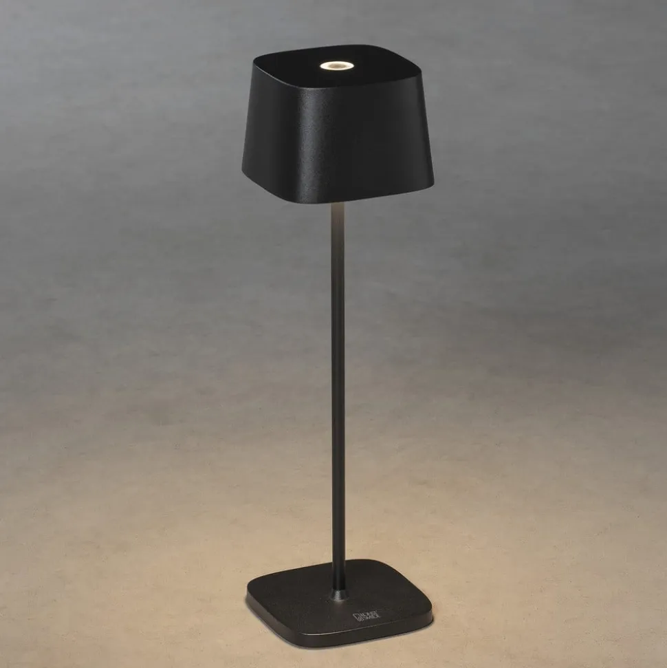 Capri LED-bordlampe til udendørs brug, sort