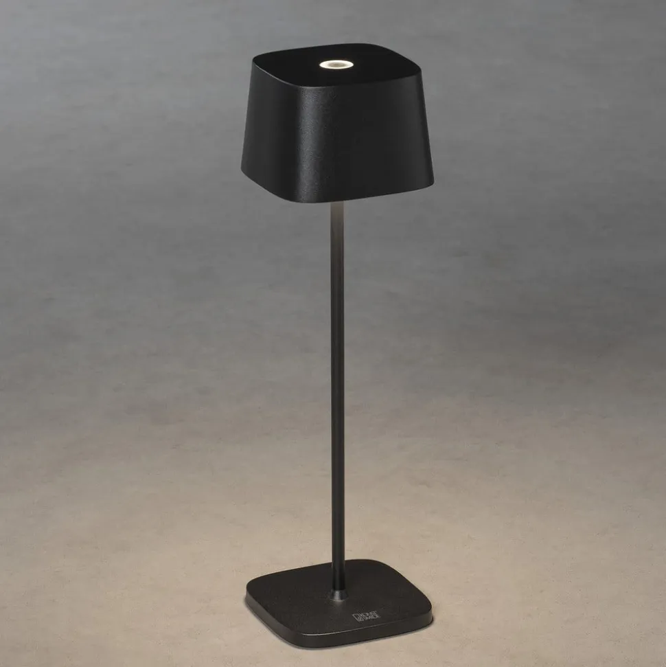 Capri LED-bordlampe til udendørs brug, sort