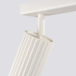 Carbon loftspot, beige, længde 81 cm, aluminium, 4 lyskilder.