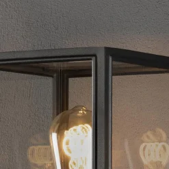 Carpi udendørs væglampe, sort, bredde 16,5 cm
