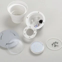 Ceci 120-3L LED-nedgravningsspot, gråt, CCT