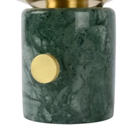 Charlize bordlampe, marmoreret grøn/ravgul