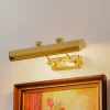 Chawton gallerilampe, poleret messing, 40,2 cm