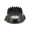 Chicco Round indbygningsspot 7W 30° 3.000K sort