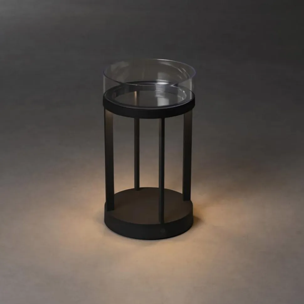 Chieti LED-dekorationslampe, USB, sort