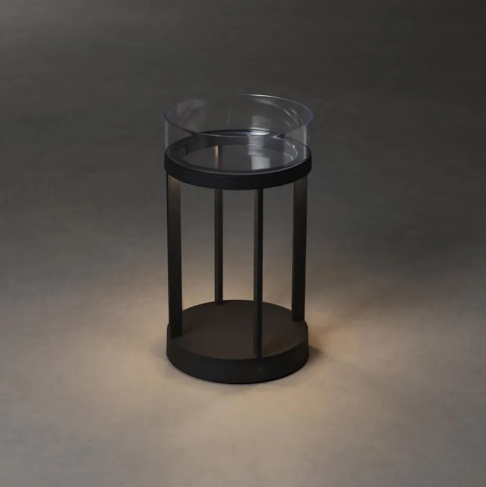 Chieti LED-dekorationslampe, USB, sort