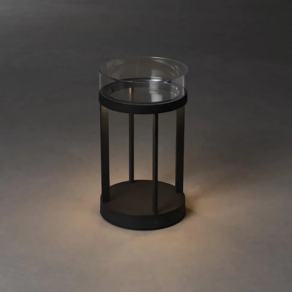 Chieti LED-dekorationslampe, USB, sort