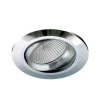 Choice indbygningsspot aluminium, kan roteres krom