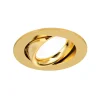 Choice indbygningsspot aluminium, kan roteres guld