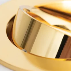 Choice indbygningsspot aluminium, kan roteres guld