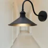 Christer væglampe, sort, bredde 24 cm, metal, E27