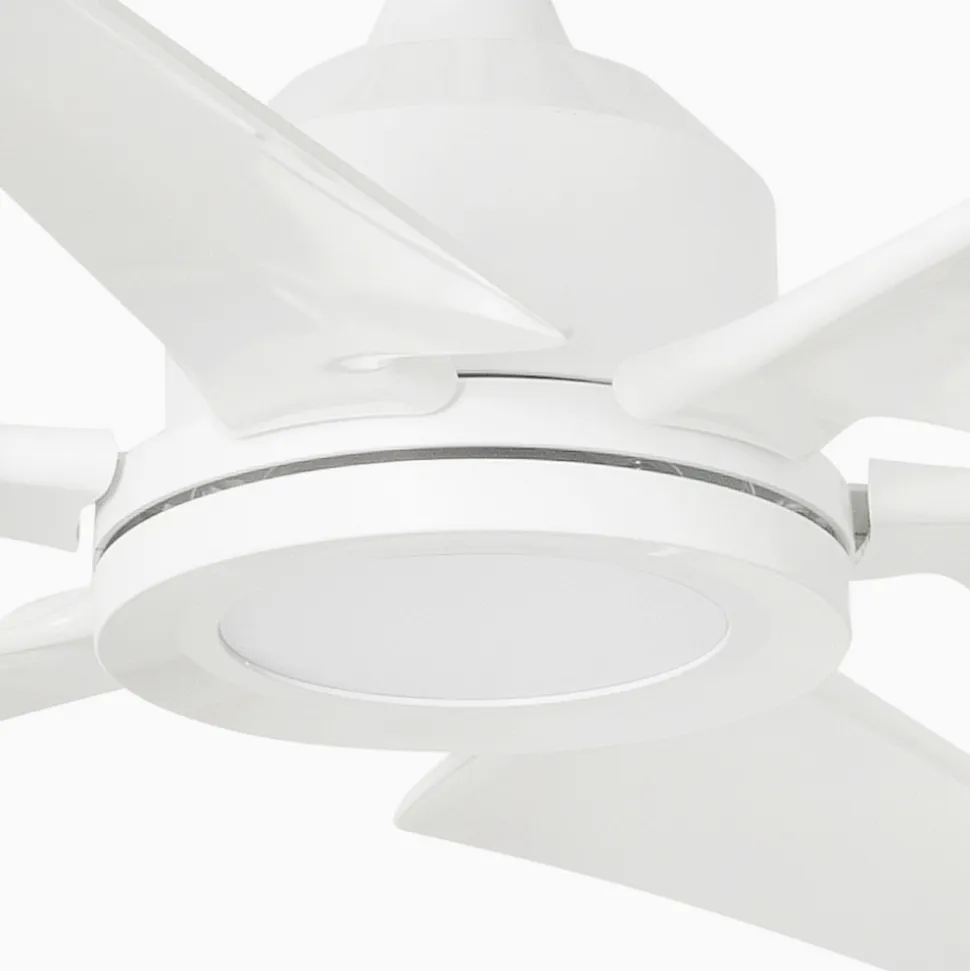 Cies XL loftventilator til store rum, DC, hvid