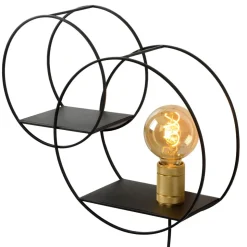 Circle væglampe, sort, 38 cm, E27
