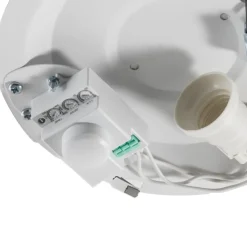 Cleo 200 loftlampe, grå, sensor, IP20, Ø 20 cm, E27