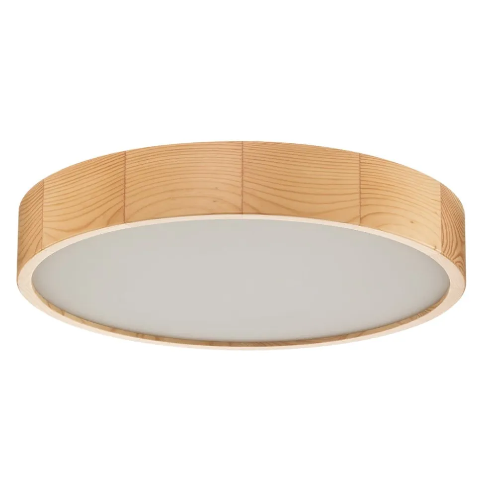 Cleo loftlampe, Ø 47,5 cm, 4 lyskilder, fyrretræ, E27