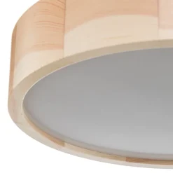 Cleo loftlampe, Ø 37,5 cm, 3 lyskilder, fyrretræ, E27