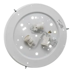 Cleo loftlampe, Ø 37,5 cm, 3 lyskilder, fyrretræ, E27