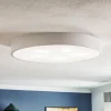 Cleo loftlampe, Ø 60 cm, IP20, hvid, metal, E27